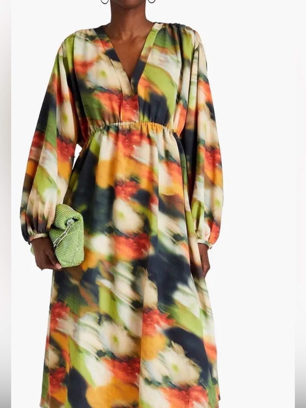 NWT STINE GOYA VEROMA DRESS - FLOWERS IN FAST MOTION